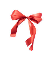 Sweet red ribbon bow tie for ornament