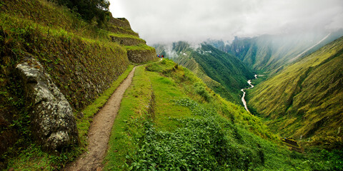 Intipata Ruins, Inca Trail, Peru