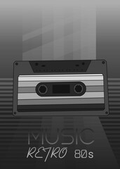 retro audio cassette