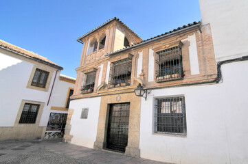Fototapeta na wymiar Streets of the old town of Cordoba, Spain