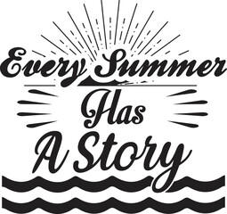 Summer SVG Design With unique vector