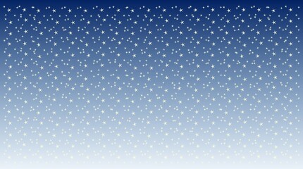 Various stars on a gradient background - digital illustration.