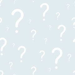 Question marks online poll grey background