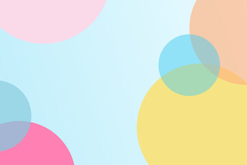 Dynamic minimal colorful poster template