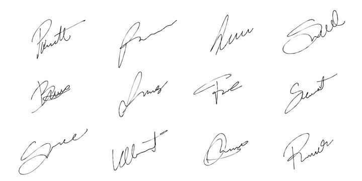 Personal signature autograph collection