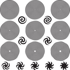Spirals Pattern Set