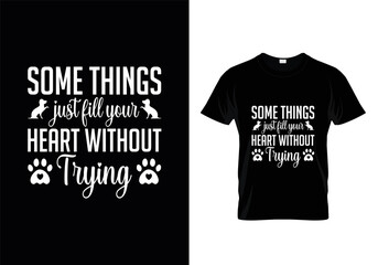 The best therapist has fur and four legs t shirt design. Dog retro t-shirt design for dog lovers. Animal lover t-shirt design