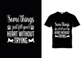 The best therapist has fur and four legs t shirt design. Dog retro t-shirt design for dog lovers. Animal lover t-shirt design