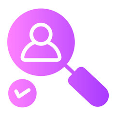 hiring gradient icon