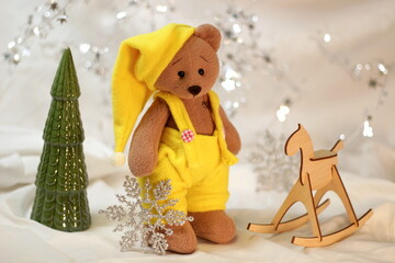 child playing with their toys