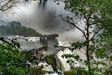 Iguazú falls from Brazilian side - Garganta del diablo