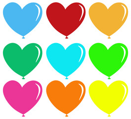 Heart shaped balloon Vector Bundle