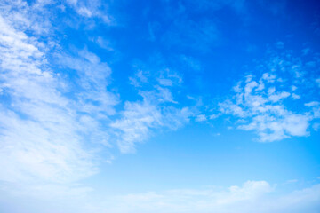 Naklejka na ściany i meble Clouds with blue sky. background