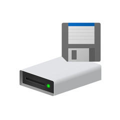 Volumetric floppy disk and disk drive for personal computer