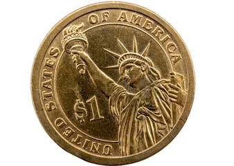 United States of America one dollar coin