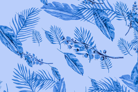 Tropical Leaf Images. Turquoise Palm Tree Wallpaper. Tropical Leaves Drawing. Vintage Palm Leaves Pattern. Tropical Leaves. Jungle Brush. Illustration Hawaii.