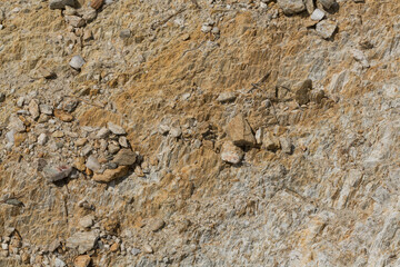 Rock formation. The background of stone chips. Mountains, macro photography.