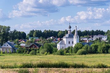 View of the Church of the Nativity of John the Baptist in Suzdal, Golden Ring Russia.