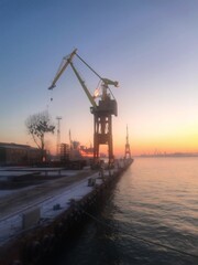 Port in Gdynia Poland
