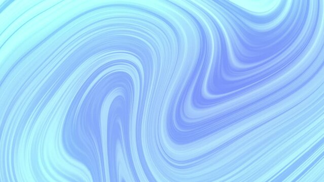 4k seamless animated cold metallic background liquid gradient. Looped fluid aqua and blue wallpaper