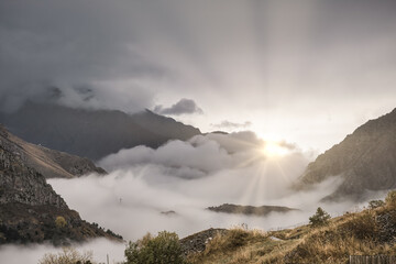 High Mountain View at Kazbegi Georgia 