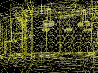 Abstract architecture background. 3d rendering