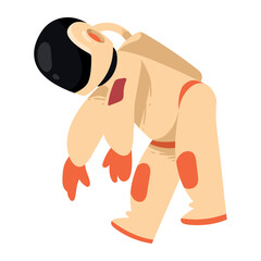 astronaut sleeping position