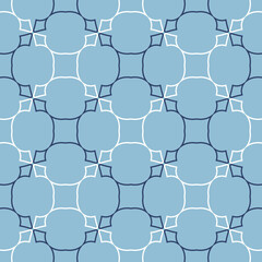 Naklejka premium Seamless pattern with geometric shapes.
