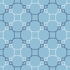 Seamless pattern with geometric shapes.