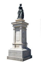 Monument of Isabel II isolated, Madrid