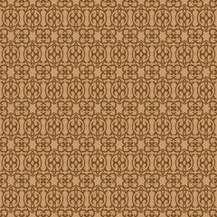 Vector vintage damask pattern design.