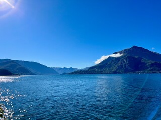 View across Lake Como, Italy