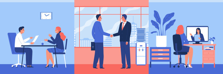 Office Job Recruitment Composition
