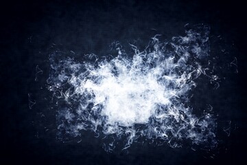 Abstract smoke texture over background. Fog in the darkness.