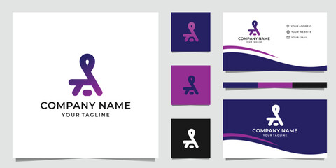 Letter TA Tech Logo Design 2