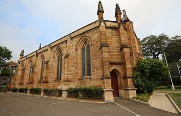 Fototapeta na wymiar View at Garrison Church, Sydney, Australia