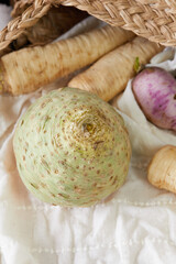 Celeriac and other root vegetable