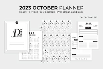 October Planner 2023