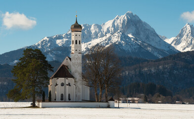 St Colman's Cathedral in Bavaria, Germany