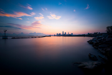 City of Champions-Cleveland photo shot after Cavs won their first championship