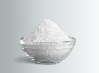 Abstract white powder