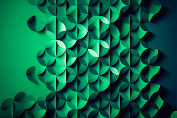 St. Patrick's Day design, background, graphic. Generative AI