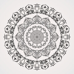 mandala forms a unit of a royal army with ornamentation formation