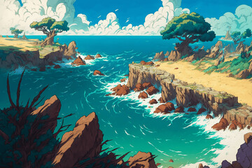 美麗自然背景
