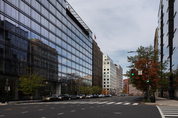 Fototapeta na wymiar Buildings and landscape of Washington DC