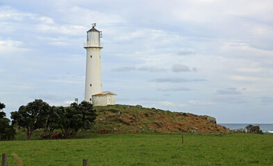 Lighthouse on a cliff - New Zealand