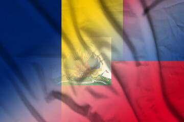 Chad and Haiti official flag international negotiation HTI CHL
