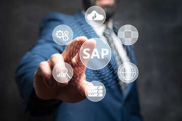 SAP and icons on the screen.