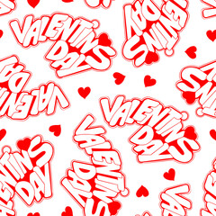 Love heart seamless pattern. Decorative symbol for valentine's day, wedding and engagement. Design for wrapping paper, digital and wallpaper, fabric print, textile, poster, banner, greeting card.