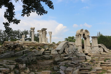 ruins of ancient architecture